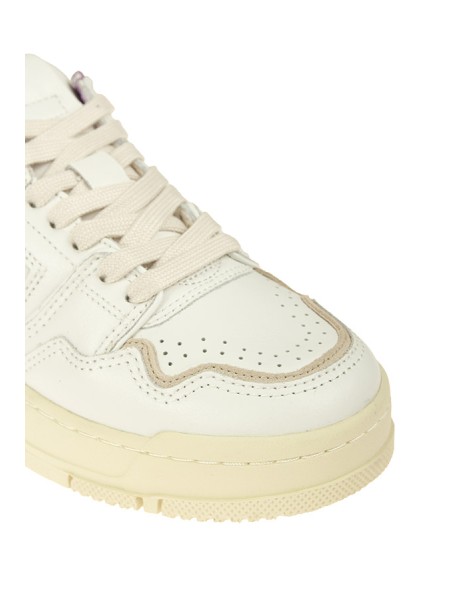 Sneakers Autry Clc Low In Pelle Bianco e Green